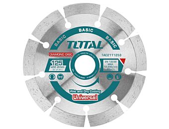 TOTAL ΔΙΑΜΑΝΤΟΔΙΣΚΟΣ UNIVERSAL 125 Χ 22.2mm (TAC2111253)