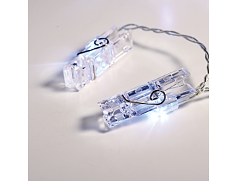 ^ "PLASTIC CLIPS" 20 LED ΛΑΜΠΑΚ ΣΕΙΡΑ ΜΠΑΤΑΡ.(3xAA) ΨΥΧΡΟ ΛΕΥΚΟ IP20 285+30cm ΔΙΑΦΑΝ ΚΑΛΩΔ ΤΡΟΦΟΔ