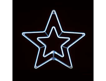 ^ "DOUBLE STARS" 300 NEON LED 3m NEON DOUBLE SMD ΦΩΤ., WW ΣΤΑΘ., IP44, 55CM, 1.5m ΚΑΛ.