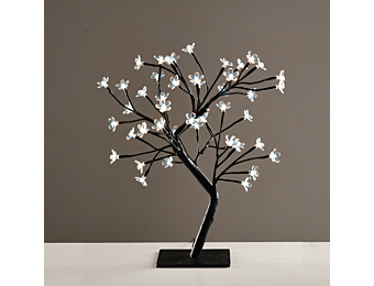 ^ "TREE WITH FLOWERS OF SILICONE"  36LED ΛΑΜΠΑΚ ΜΕ ΑΝΤΑΠΤΟΡΑ(24V DC)ΨΥΧΡΟ ΛΕΥΚΟ IP20 45cm 3m ΜΑΥΡΟ