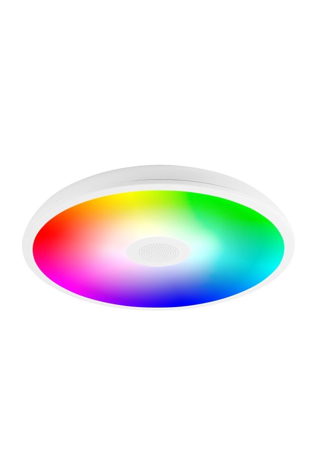 ΠΛΑΦΟΝΙΕΡΑ ΟΡΟΦΗΣ LED RGB+WHITE ΜΕ BLUETOOTH SPEAKER 18W