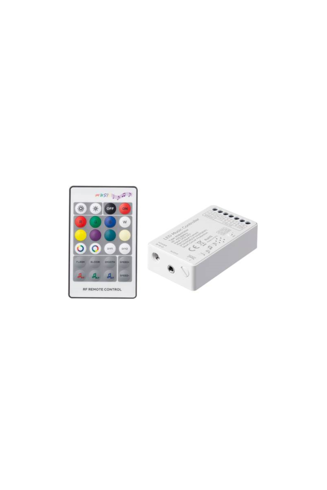 POWER RGB & RGBW(2 IN 1) AUDIO LED MUSIC CONTROLLER 15A/16A 180/192W 12V 360/384W 24V & RF REMOTE