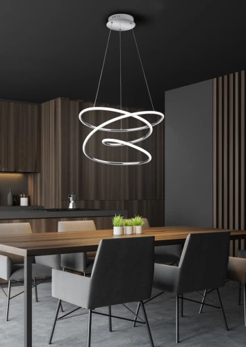 ΦΩΤΙΣΤΙΚΟ ΚΡΕΜΑΣΤΟ LED BOLOGNA 36W 4000K ΧΡΩΜΙΟ R37051106