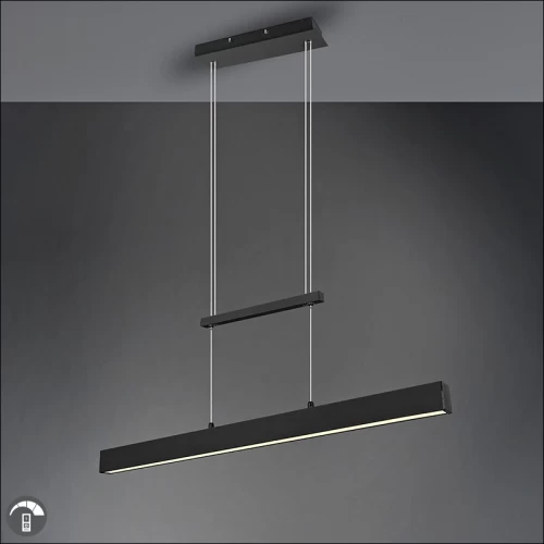 ΦΩΤΙΣΤΙΚΟ ΚΡΕΜΑΣΤΟ ΡΑΓΑ LED PAROS 22W 3000K ΜΑΥΡΟ R32043132