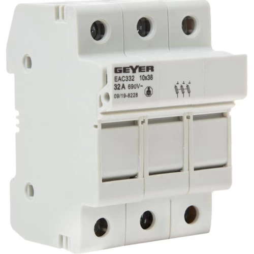 ΑΣΦΑΛΕΙΟΘΗΚΗ ΡΑΓΑΣ GEYER 10.3X38 3P 6-32A