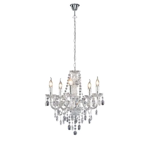 ΦΩΤΙΣΤΙΚΟ ΚΡΕΜΑΣΤΟ 5ΧΕ14 ΓΥΑΛΙ ΔΙΑΦΑΝΟ LUSTER  R1107-00