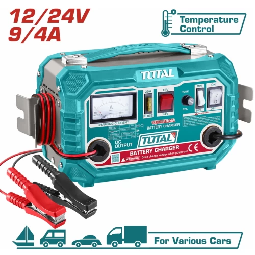 TOTAL ΦΟΡΤΙΣΤΗΣ ΜΠΑΤΑΡΙΩΝ 12V/24V (TBC1601)