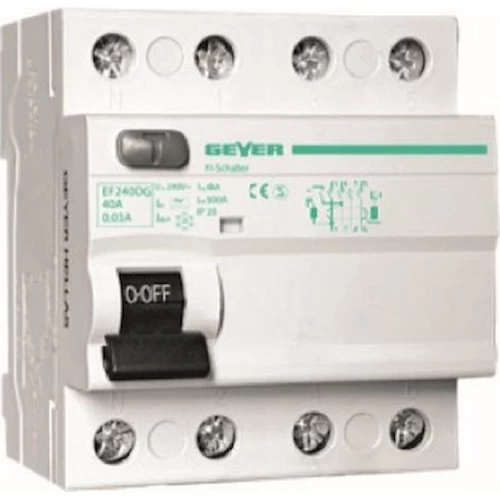 ΡΕΛΕ ΔΙΑΦΥΓΗΣ GEYER Α 4P40A/30mA