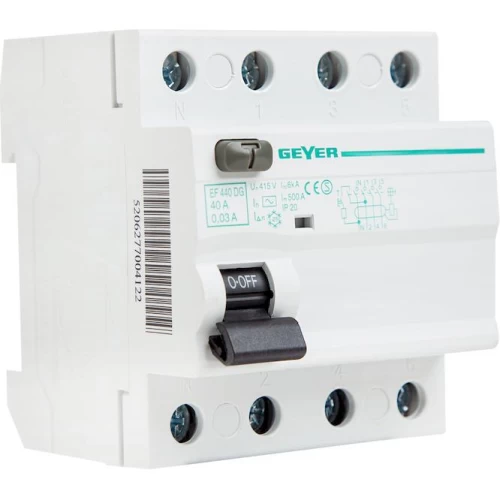 ΡΕΛΕ ΔΙΑΦΥΓΗΣ GEYER 4P40A/30mA