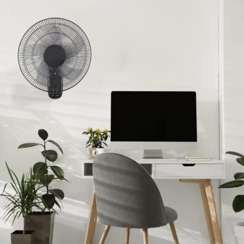 ΑΝΕΜΙΣΤΗΡΑΣΑCA  ΕΠΑΓΓΕΛΜΑΤΙΚΟΣ 60W ΕΠΙΤΟΙΧΟΣ ΜΕ ΤΗΛΕΧ Φ45 ΜΑΥΡΟ