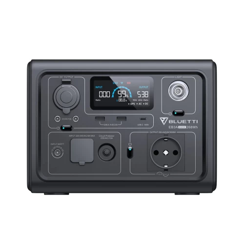 BLUETTI ΦΟΡΗΤΟΣ ΣΤΑΘΜΟΣ ΕΝΕΡΓΕΙΑΣ 600W ΧΩΡΗΤΙΚΟΤΗΤΑΣ 268Wh