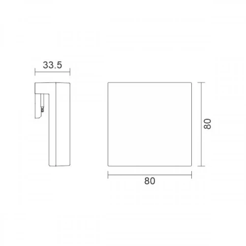 ΑΠΛΙΚΑ ΛΟΥΤΡΟΥ LED 3W 3000K ΔΙΑΦΑΝΟ PLEXI 6752