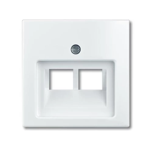 ABB BASIC ΜΕΤΩΠΗ ΠΡΙΖΑΣ RJ11- RJ45 2 EΞ ΛΕΥΚΗ 1803-02-94
