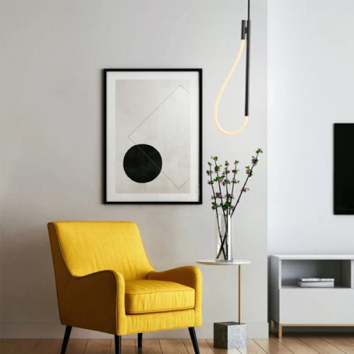 ΦΩΤΙΣΤΙΚΟ ΚΡΕΜΑΣΤΟ LED MALPO 12W 3000K V43175PBK700