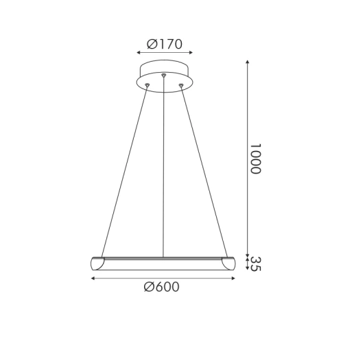 ΦΩΤ ΚΡΕΜΑΣΤΟ LED HARMONY 32W CCT ΧΡΥΣΟ HM23LEDP60GDCCT