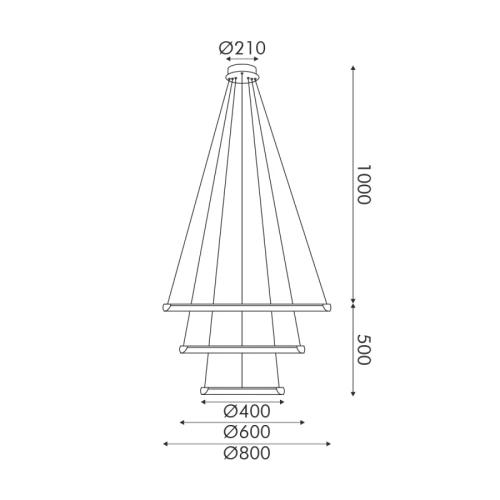  ΦΩΤ ΚΡΕΜΑΣΤΟ LED HARMONY 60W CCT ΜΑΥΡΟ HM23LEDP3BKCCT