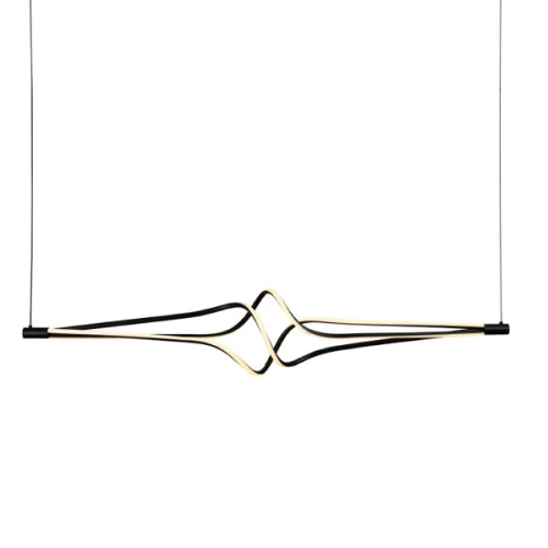 ΦΩΤ ΚΡΕΜΑΣΤΟ ΡΑΓΑ LED SHINE ΜΑΥΡΟ 48W CCT HM607LEDPBKCCT