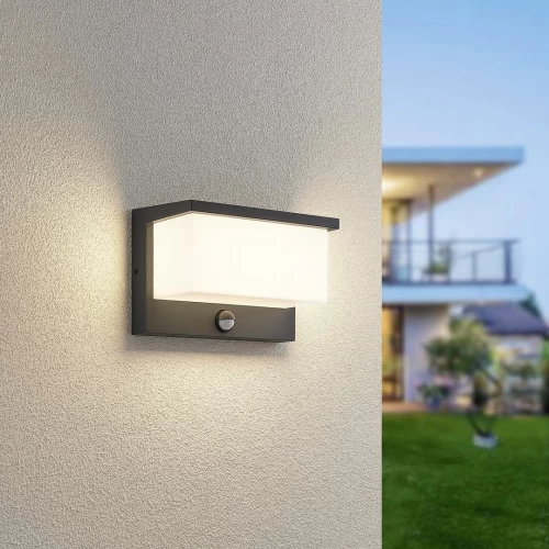 Απλίκα Με Αισθητήτρα NESTOS LED 13W 3000K Ανθρακί 240969142