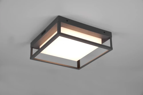 Πλαφονιέρα WITHAM LED 14W Ανθρακί CCT 677860142