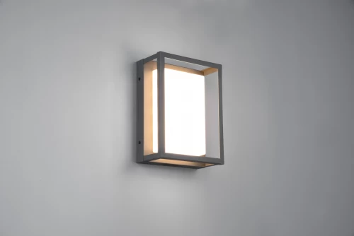 Πλαφονιέρα WITHAM LED 10.5W Ανθρακί CCT 277860142