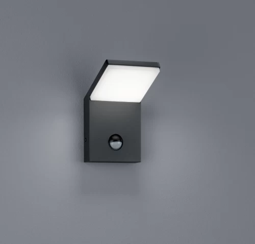 Απλίκα ΜΕ Αισθητήρα Κίνησης PEARL LED 8W 3000K ΑΝΘΡΑΚΙ 