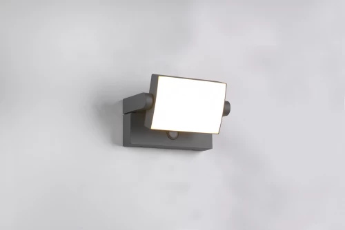 Απλίκα Με Αισθητήρα Κίνησης KANSAS LED 10W 3000Κ Ανθρακί 246869142