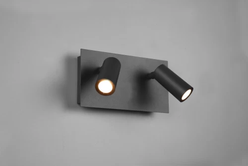 Απλίκα TUNGA LED 2X3.5W 3000K Ανθρακί 222960242