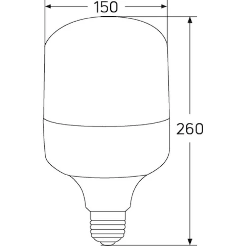 ΛΑΜΠΤΗΡΑΣ LED HIGH POWER 80W E27 4000K 7200lm IP44