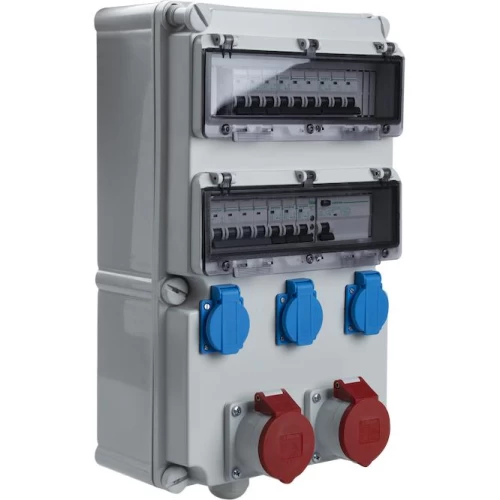 ΠiΝΑΚΑΣ ΕΡΓΟΤΑΞΙΑΚOΣ COMPACT ΤΡΙΦΑΣΙΚOΣ 3 ΣΟYΚΟ ΚΑΙ 2X 5X16A
