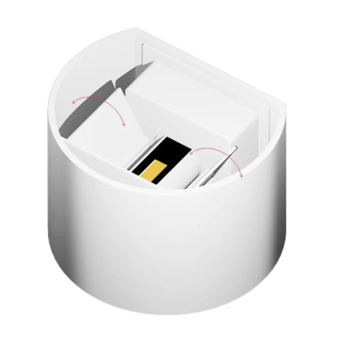 ΑΠΛΙΚΑ LED ΕΞΩΤΕΡΙΚΟΥ ΧΩΡΟΥ 2X3W 4000K IP44 ΛΕΥΚΟ