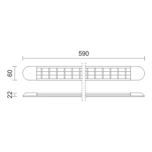 ΓΡΑΜΜΙΚΟ ΦΩΤΙΣΤΙΚΟ LED 18W 4000K