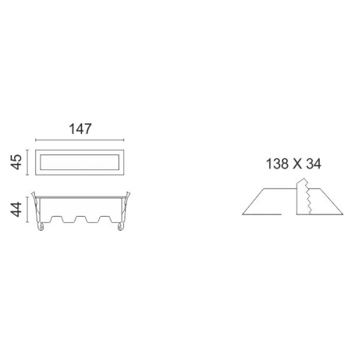 ΓΡΑΜΜΙΚΟ ΧΩΝΕΥΤΟ LED 10W 4000K