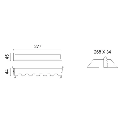 ΓΡΑΜΜΙΚΟ ΧΩΝΕΥΤΟ LED 20W 4000K