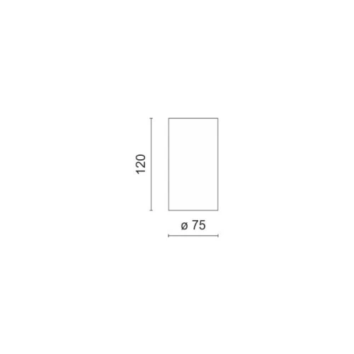ΔΙΑΚΟΣΜΗΤΙΚΟ KEΡΙ LED ΤΕΤΡΑΓΩΝΟ 125mm