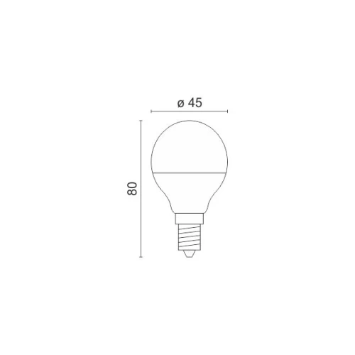 ΛΑΜΠΤΗΡAΣ LED ΣΦΑΙΡΙΚΗ E14 5W 4000K