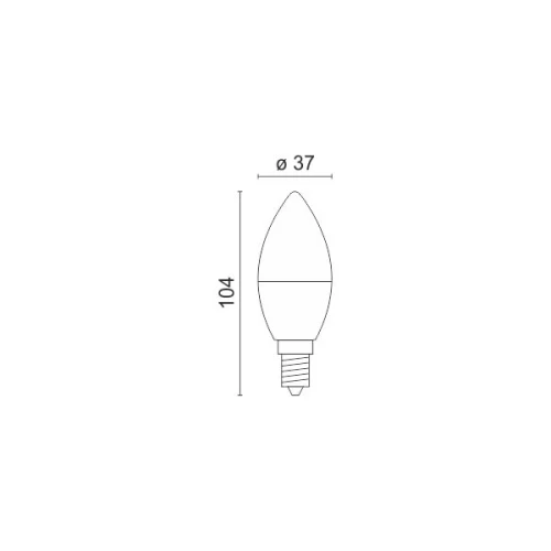 ΛΑΜΠΤΗΡAΣ LED E14 7W 4000K