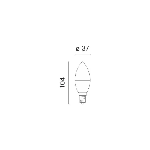 ΛΑΜΠΤΗΡAΣ LED E14 CCT 5W