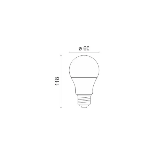 ΛΑΜΠΤΗΡAΣ LED E27 10W 6000K