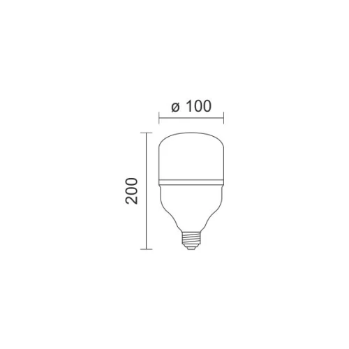 ΛΑΜΠΤΗΡAΣ LED HIGH POWER E27 30W 4000K