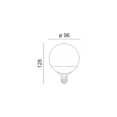 ΛΑΜΠΤΗΡAΣ LED GLOBE E27 SWITCH DIM 10W 3000K