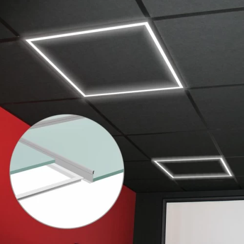 LED ΠΑΝΕΛ ΟΡΟΦΗΣ ΤΕΤΡΑΓΩΝΟ ΧΩΝΕΥΤO (60Χ60)   40W 3000K