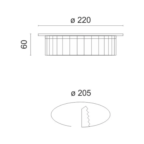 LED PANEL ΟΡΟΦΗΣ COB ΧΩΝΕΥΤΟ Φ22 30W 4000K