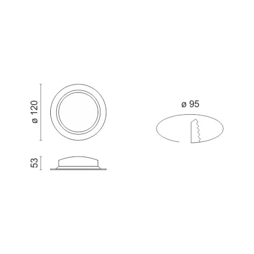 LED PANEL ΟΡΟΦΗΣ  ΧΩΝΕΥΤΟ 12W 4000K IP44