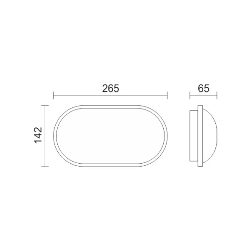 ΑΠΛΙΚΑ LED 20W 3000K IP54 ΛΕΥΚΟ