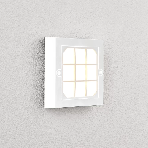 ΑΠΛΙΚΑ LED ΕΞΩΤΕΡΙΚΟΥ ΤΕΤΡΑΓΩΝΗ ΓΡΙΛΛΙΑ ΚΑΡΩ PVC 6W 3000K ΛΕΥΚΟ IP65
