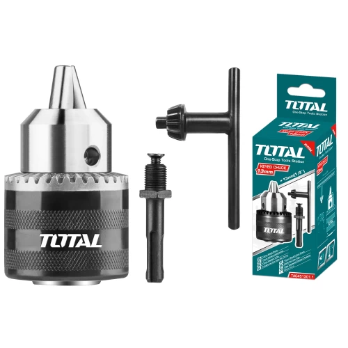 TOTAL ΤΣΟΚ ΔΡΑΠΑΝΟΥ ΜΕ ΚΛΕΙΔΙ 1/2 - 13mm ΚΑΙ ΑΝΤΑΠΤΟΡΑ (TAC451301.1)