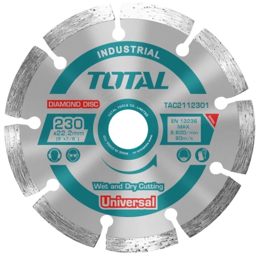 TOTAL ΔΙΑΜΑΝΤΟΔΙΣΚΟΣ UNIVERSAL 230 Χ 22.2mm (TAC21123012)