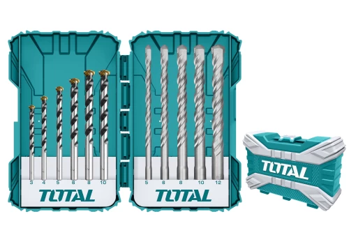 TOTAL ΣΕΤ ΤΡΥΠΑΝΙΑ ΜΠΕΤΟΥ ΚΑΙ SDS-PLUS 11ΤΕΜ (TACSDL31101)