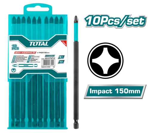 TOTAL ΜΥΤΕΣ ΜΑΓΝΗΤΙΚΕΣ ΜΑΥΡΕΣ ΡH2 150mm 10ΤΕΜ (TACIM16PH263)
