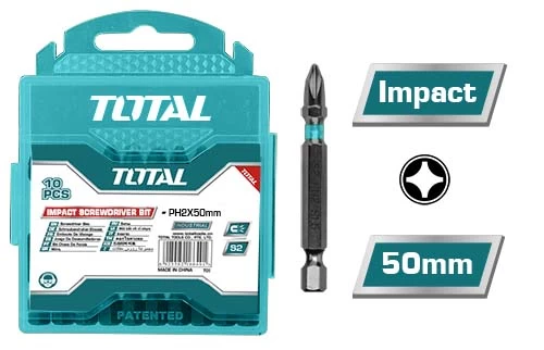 TOTAL ΜΥΤΕΣ ΜΑΓΝΗΤΙΚΕΣ ΜΑΥΡΕΣ ΔΙΠΛΕΣ ΡH2 50mm 10ΤΕΜ (TACIM16PH223)